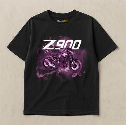 Camiseta Motera Negra Z900 – Diseño exclusivo